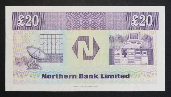 Northern bank 20 pounds 1988