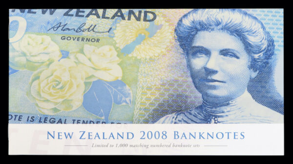 New zealand 2008 banknote set
