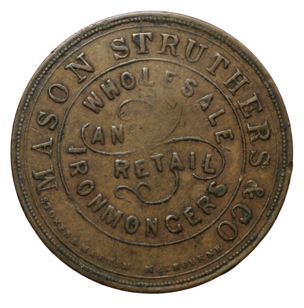 Mason struthers christchurch penny token