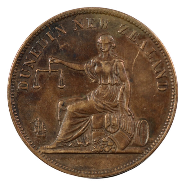 Perkins penny token 1865