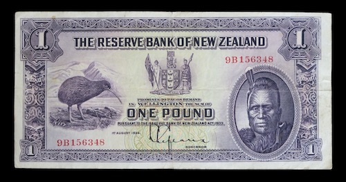 New zealand banknotes 1934