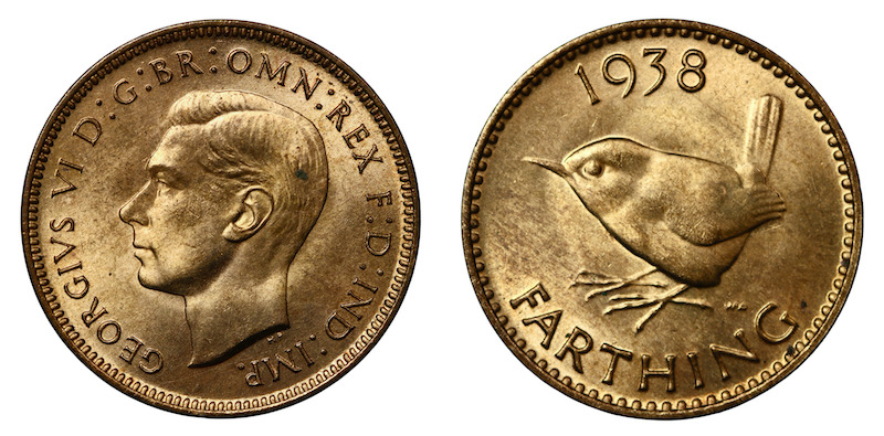 British farthing 1938