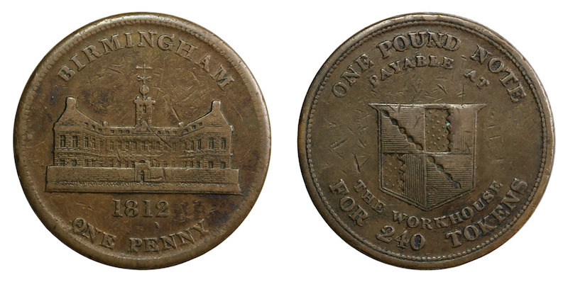 Birmingham workhouse token