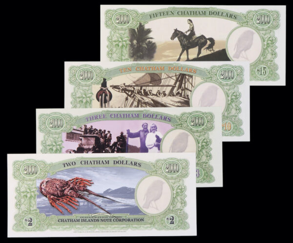Chatham islands banknotes 1999