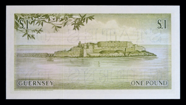 Guernsey one pound 1969 to 1975 issue