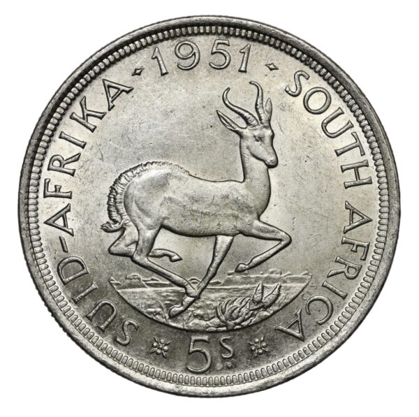 South african silver crown 1951