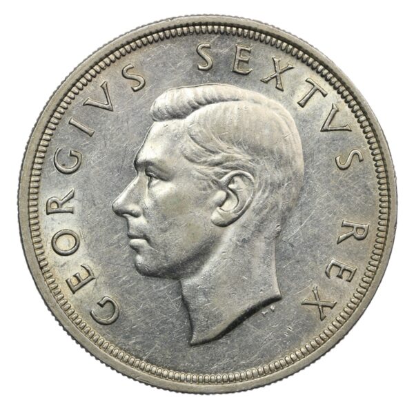 South africa five shillings 1950
