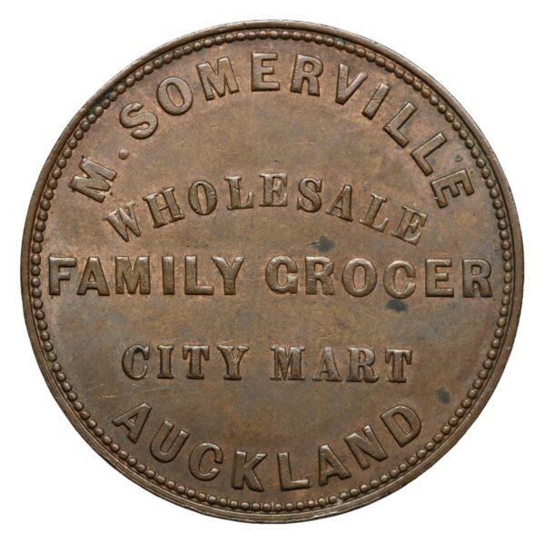 H somerville token 1857