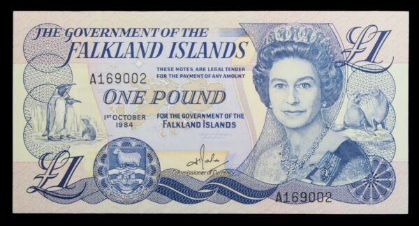 Falkland islands one pound 1984