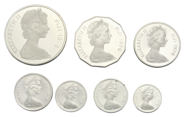 Fijian silver collectors coins