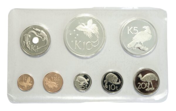 Papua New Guinea 1975 proof coin set
