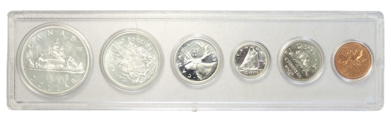 Canadian coin set 1963