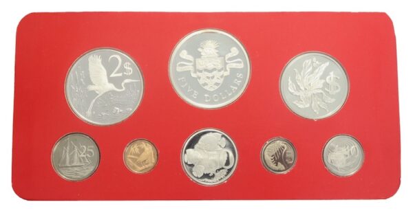 British commonwealth caymen islands coin set 1976