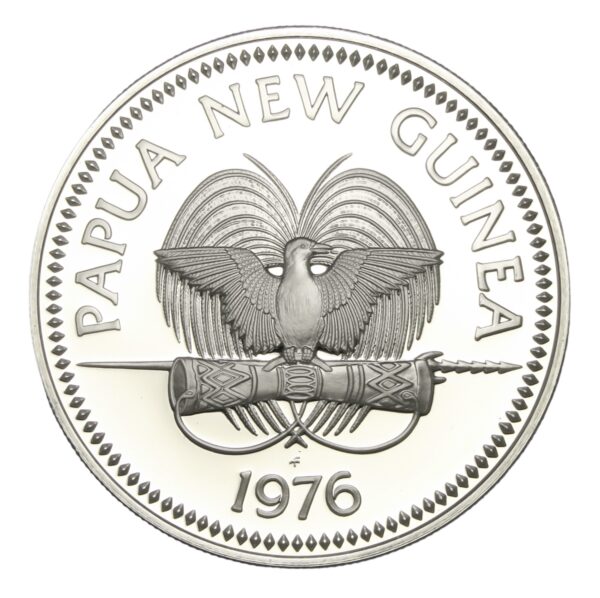 Ten kina 1976 proof coin