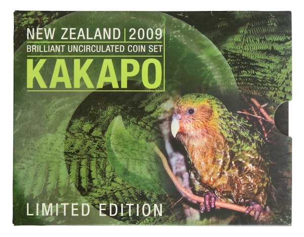 Kakapo coin set 2009