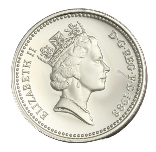 Proof silver pound 1988