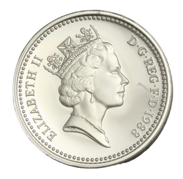 Proof silver pound 1988
