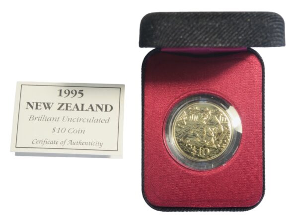 New zealand gold prospector coin 1995
