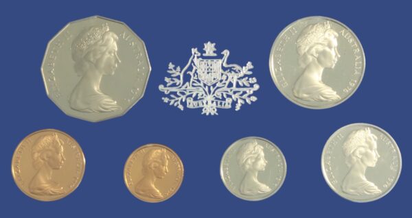 Australia proof coins 1976