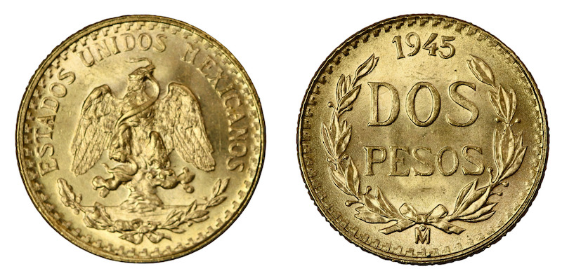 Mexican gold coins