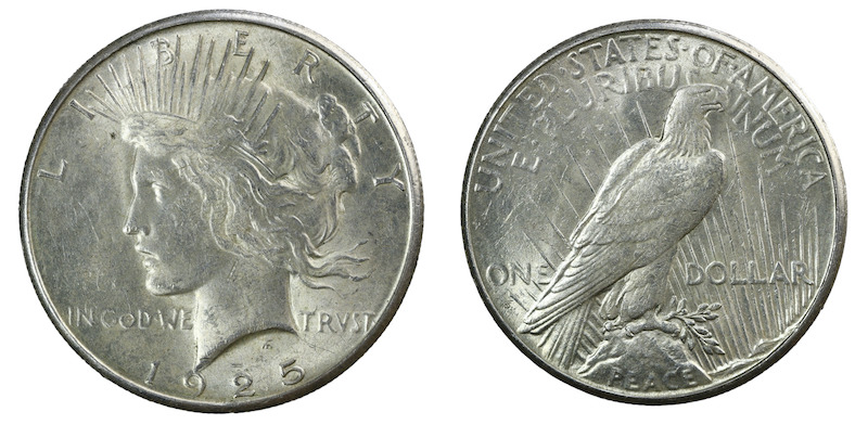 San Fransisco silver dollar 1925