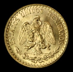 Mexico two pesos 1945 bu