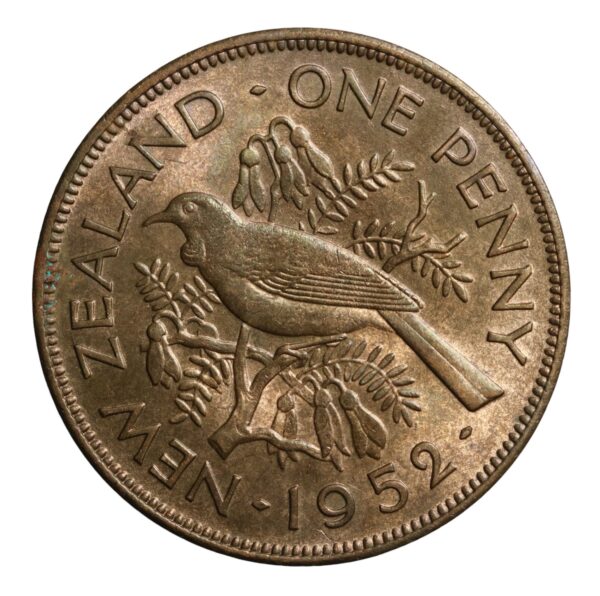 New zealand penny 1952