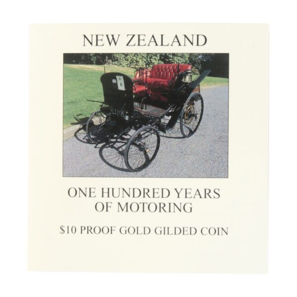 New zealand proof gold gilded coin