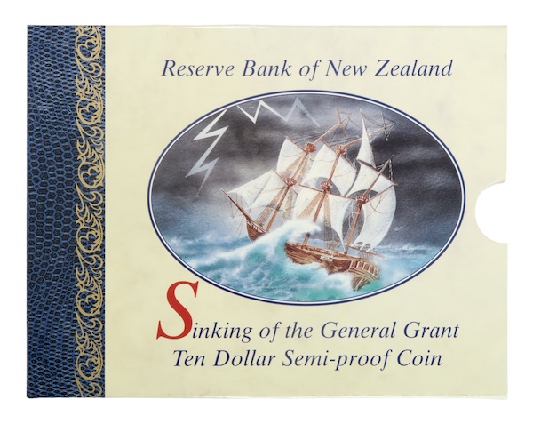 The sinking of the General Grant 1866 coin