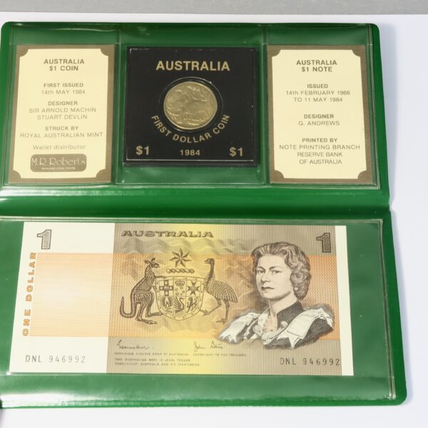 Australia last one dollar banknote 1984