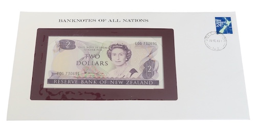 New zealand two dollars 1983