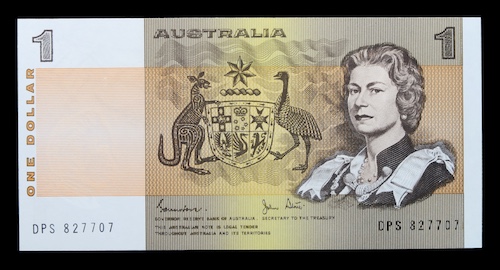 Australia uncirculated dollar banknote last prefix Des