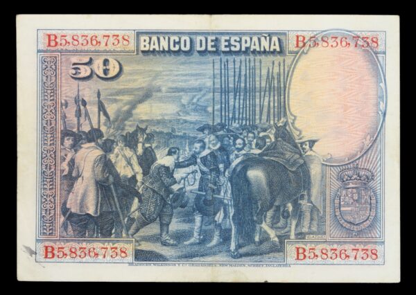 Spain 50 peseta 1928