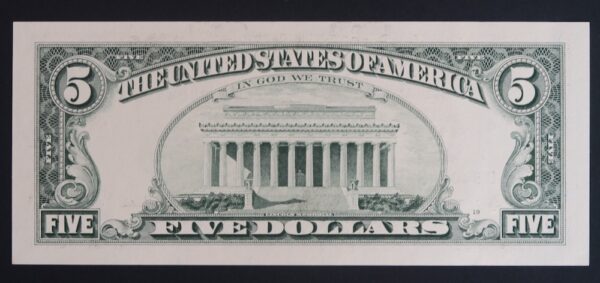 Us five dollar note series 1995