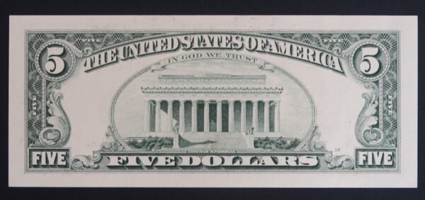 Us five dollar note series 1995