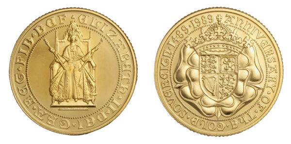 Queen elizabeth special issue 1989 sovereign
