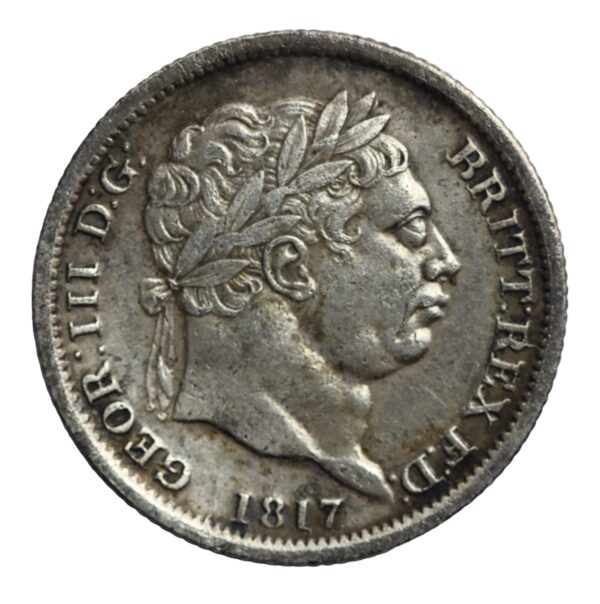 1817 shilling with rritt flaw