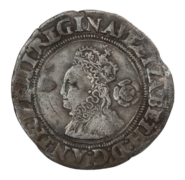Elizabeth first sixpence 1562