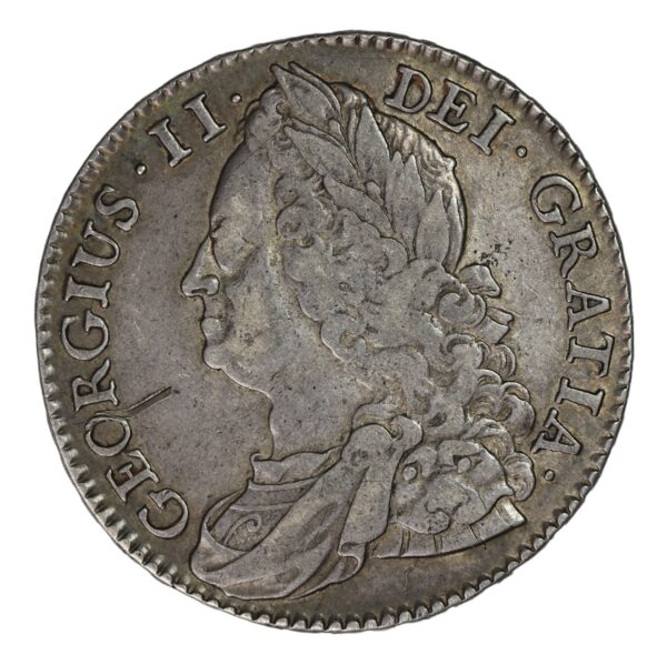 George the secong 1745 halfcrown