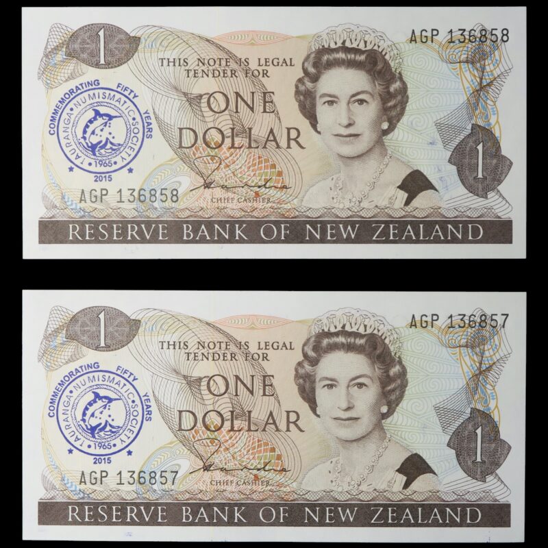 Scarce new zealand banknotes