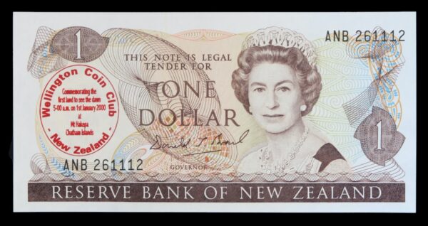 New zealand millennium over print dollars