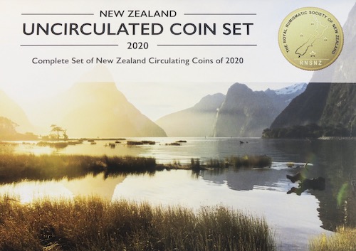 Uncirculated coin set 2020 from New Zealand