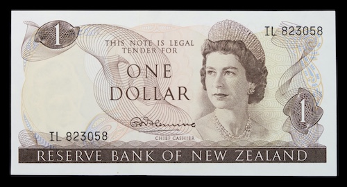 Fleming dollar note from new zealand