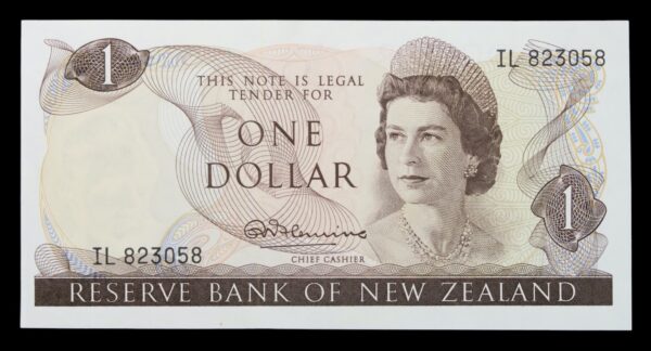 New zealand dollar note 1967 to 68