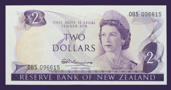 New zealand two dollars note