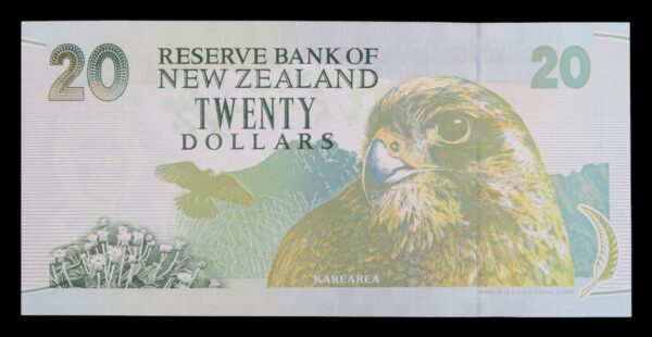 New zealand 20 dollar note 1994 to 1995