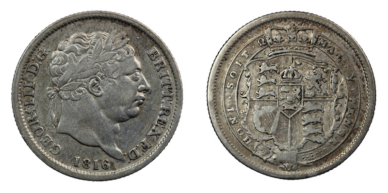 George the third shilling 1816