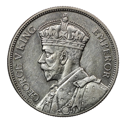 Pacific islands coin fiji florin 1936