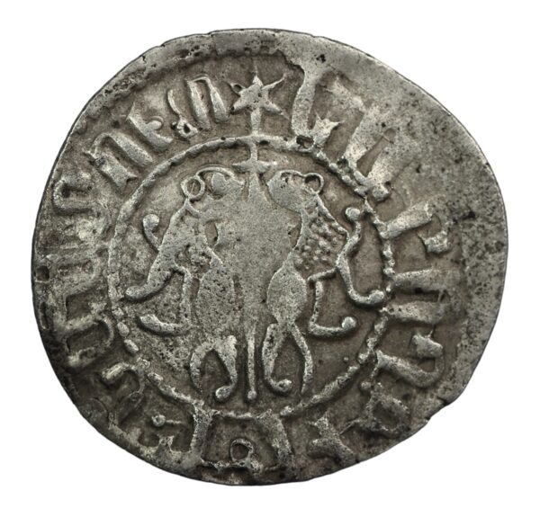 Armenia tram silver hammered coin