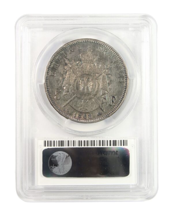 French five francs 1868